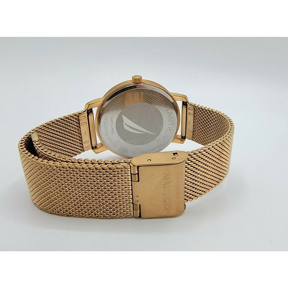 Nautica "Coral Gables" NAPCGP908 Rose Gold Stainless Steel Analog Quartz Watch - Picture 8 of 10